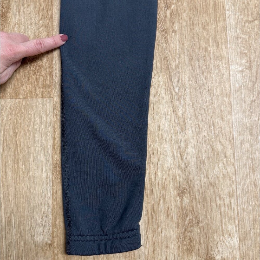 NIKE PRO LEGGINGS FLEECE LINED GRAY SIZE S FIT DRY ELASTIC WAIST WARM ATHLETIC - Picture 14 of 14